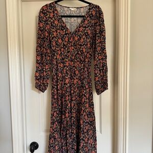 Springfield Midi Dress Colorful and floral
